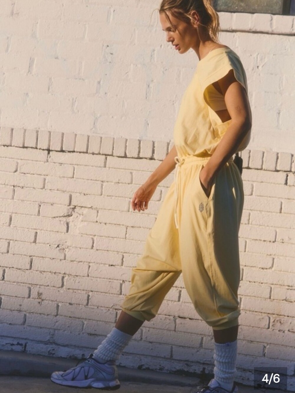 FP Movement Hot Shot Harem Onesie | Sunlit Yellow | NWT💛